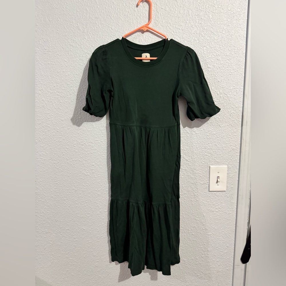 Amazon Casual Dark Green Dress